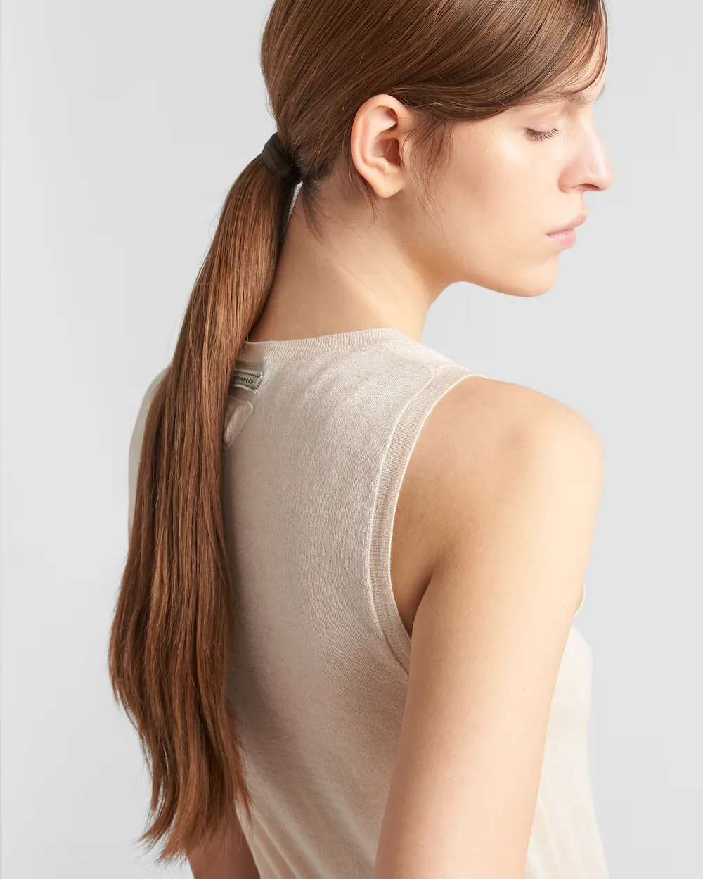 V-Neck Buttoned Tank Top