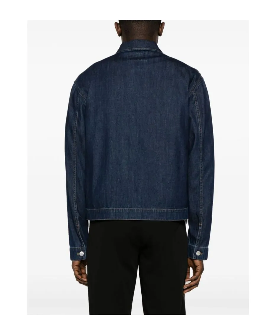 Triangle-Logo Zipped Jacket