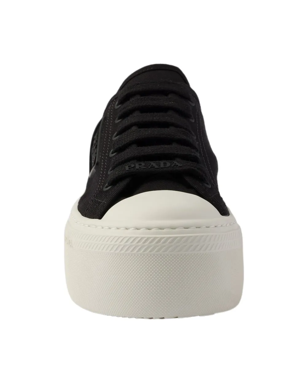 Laced Fabric Sneakers