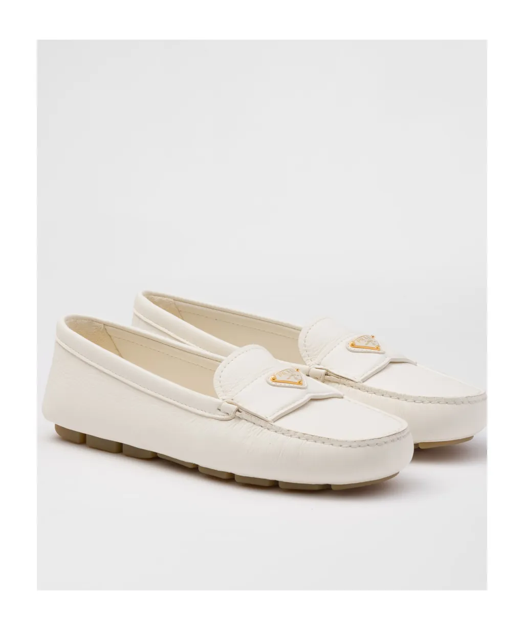 Buckskin-Print Embossed Driving Shoes