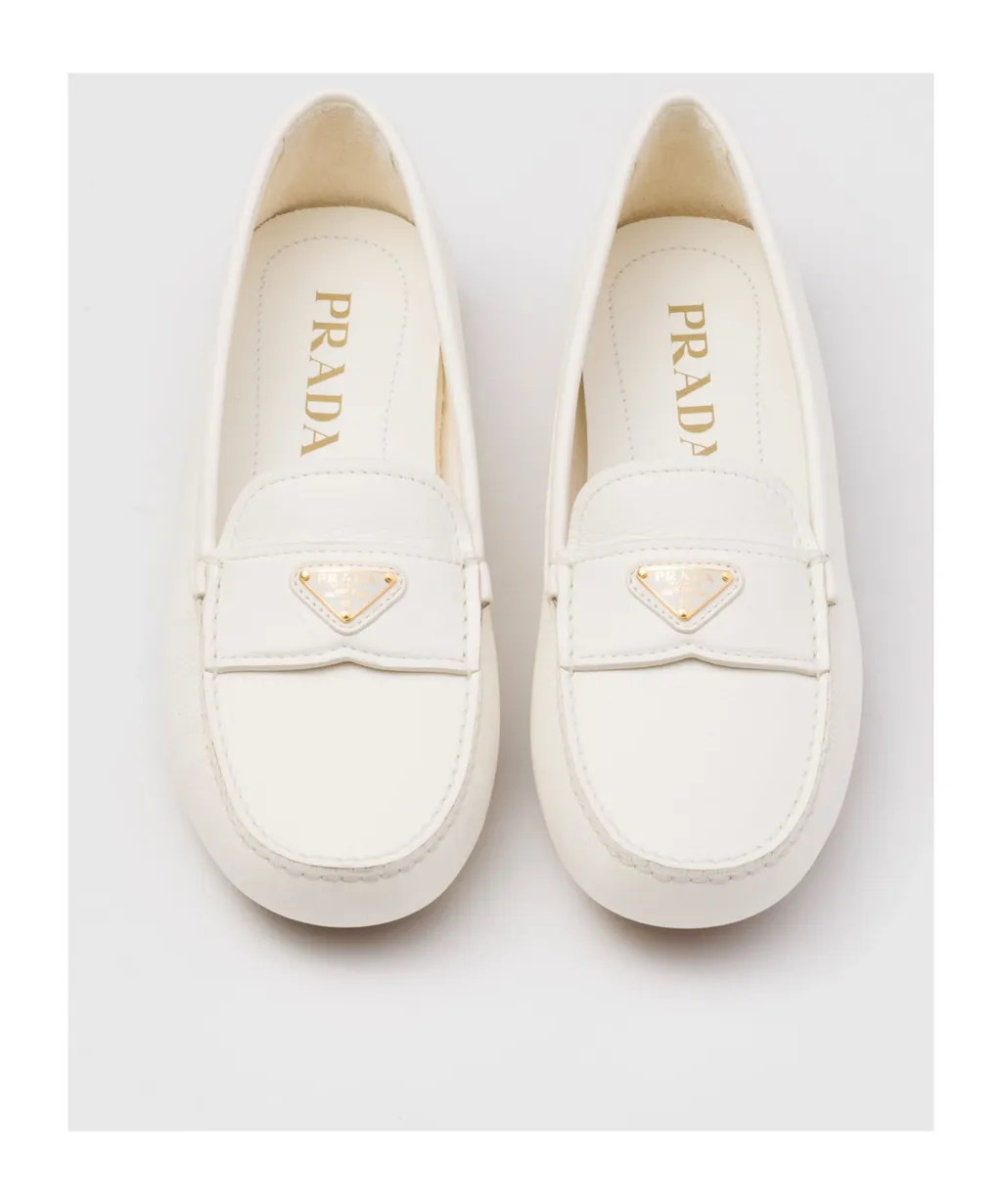 Buckskin-Print Embossed Driving Shoes