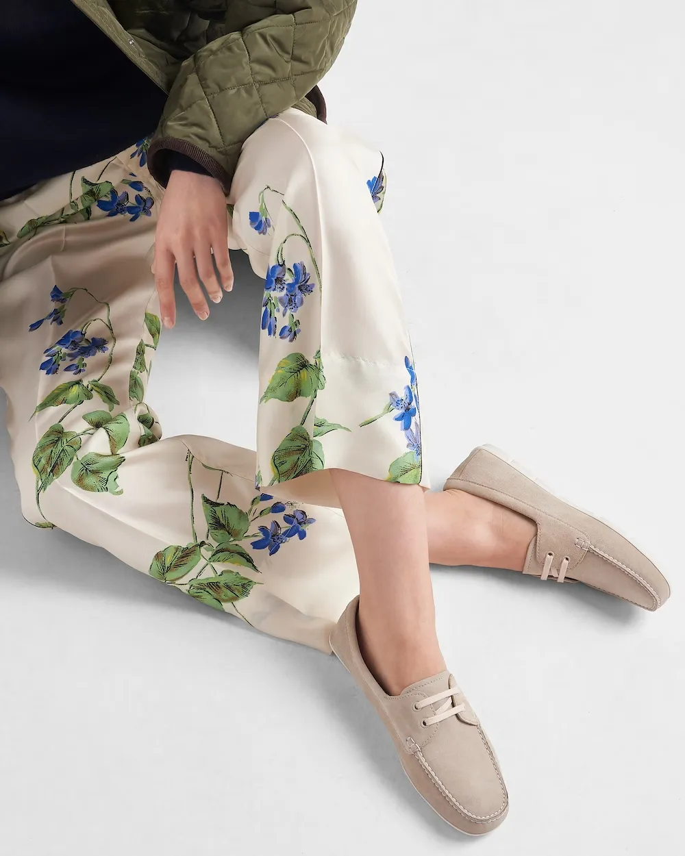 Round-Toe Driving Shoes