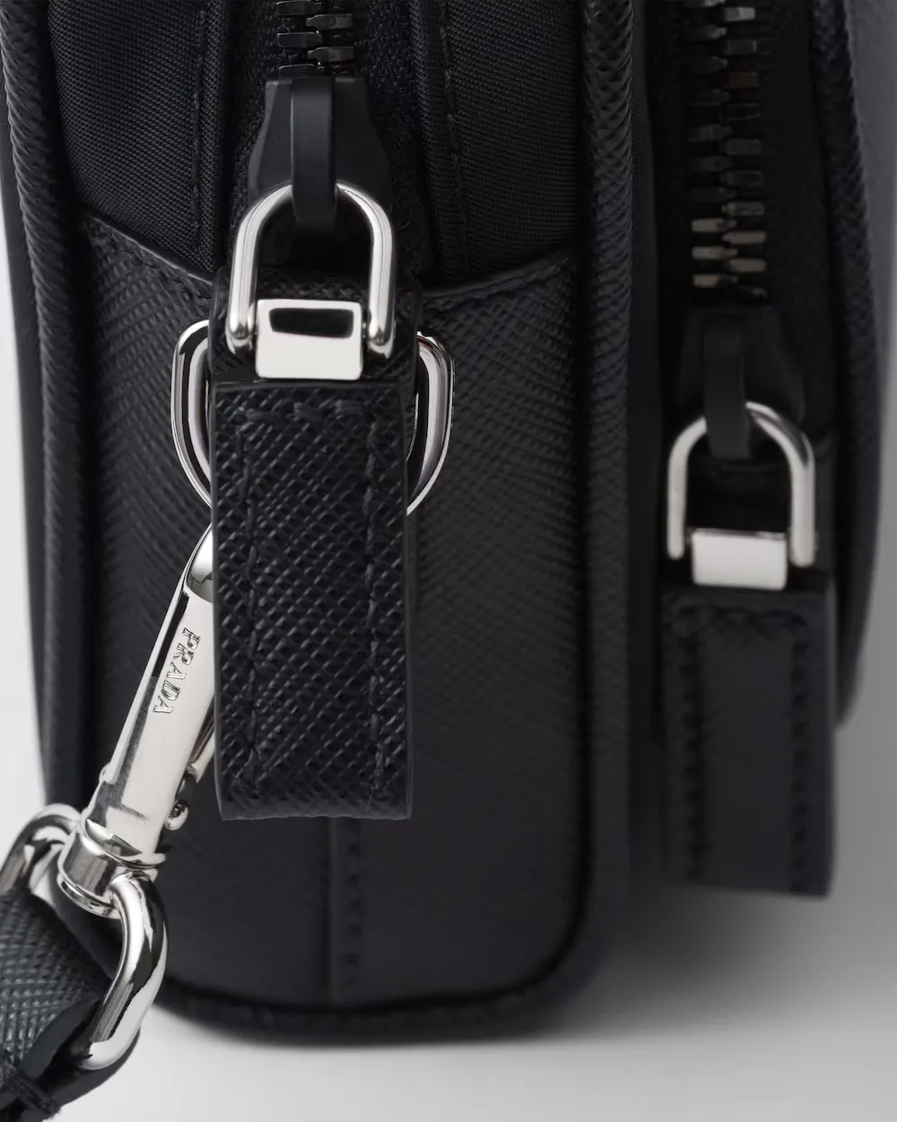 Re-Nylon And Saffiano Leather Shoulder Bag