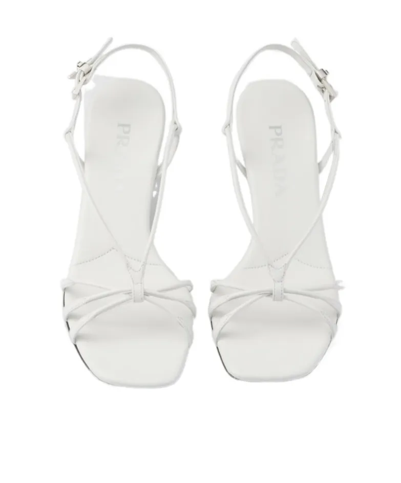 Heeled Leather Sandals