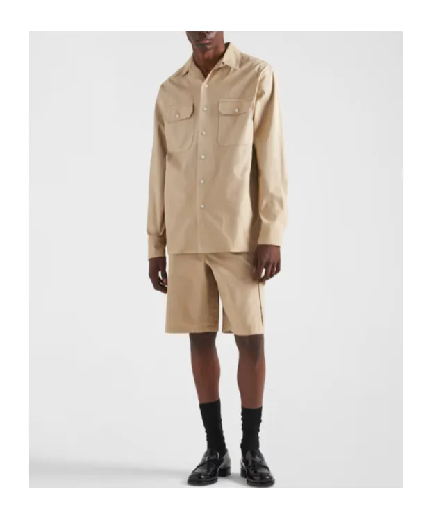 Flap Pocket Long-Sleeved Shirt
