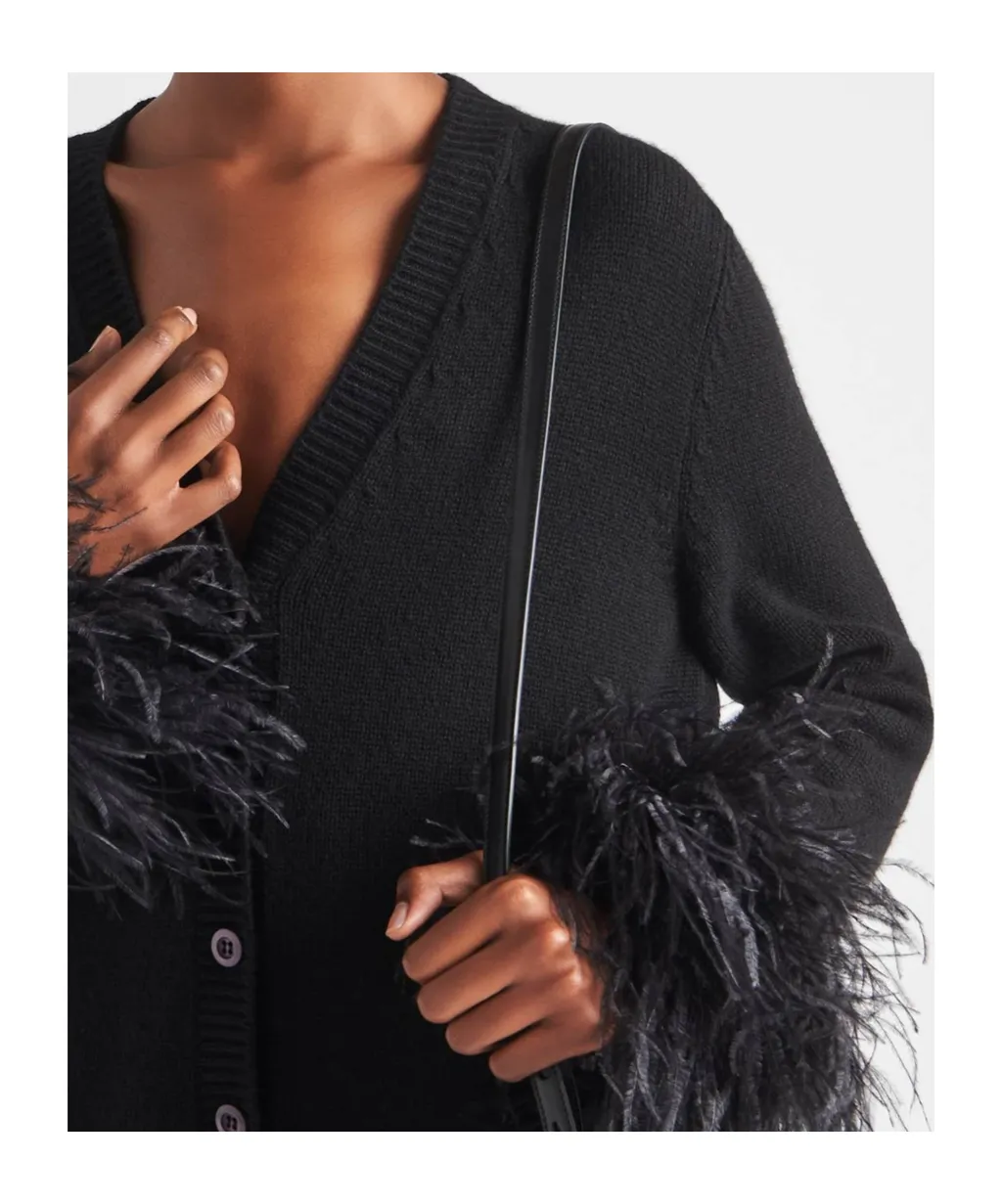 Button-Up V-Neck Cardigan