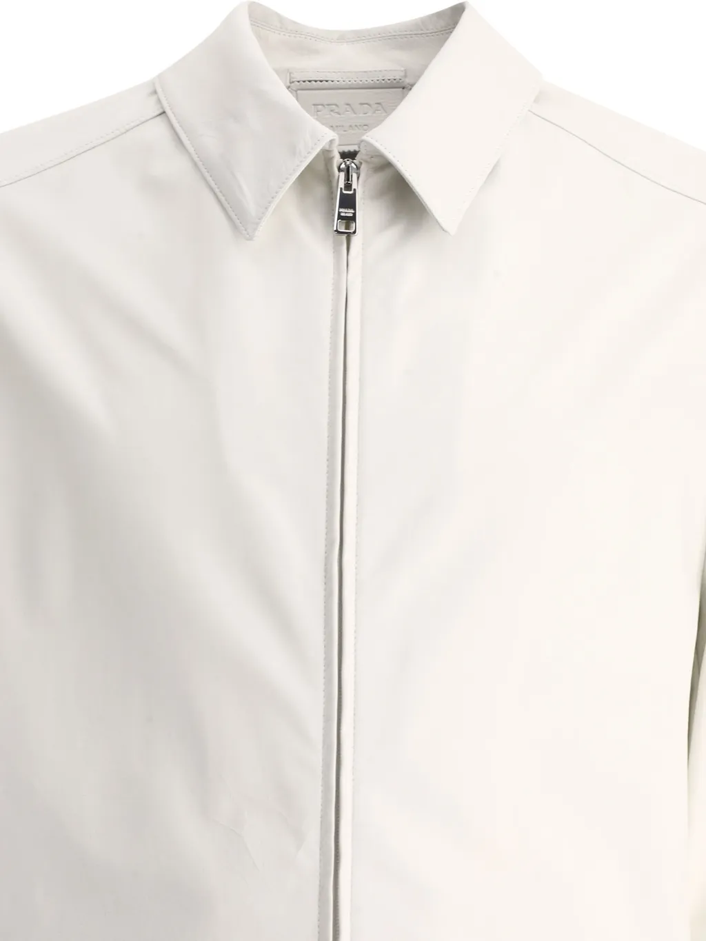 Zip-Up Leather Jacket
