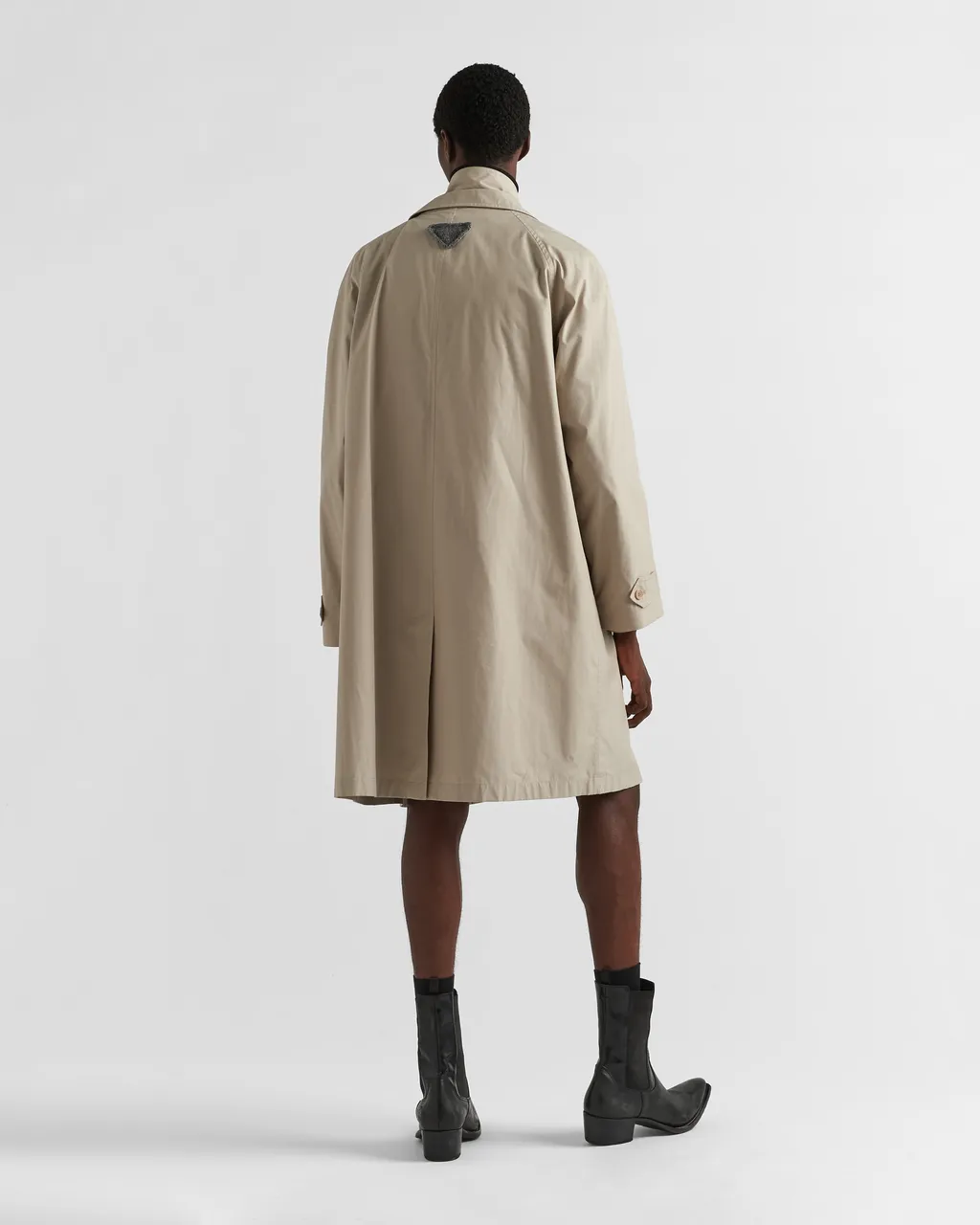 Long-Sleeved Belted Coat