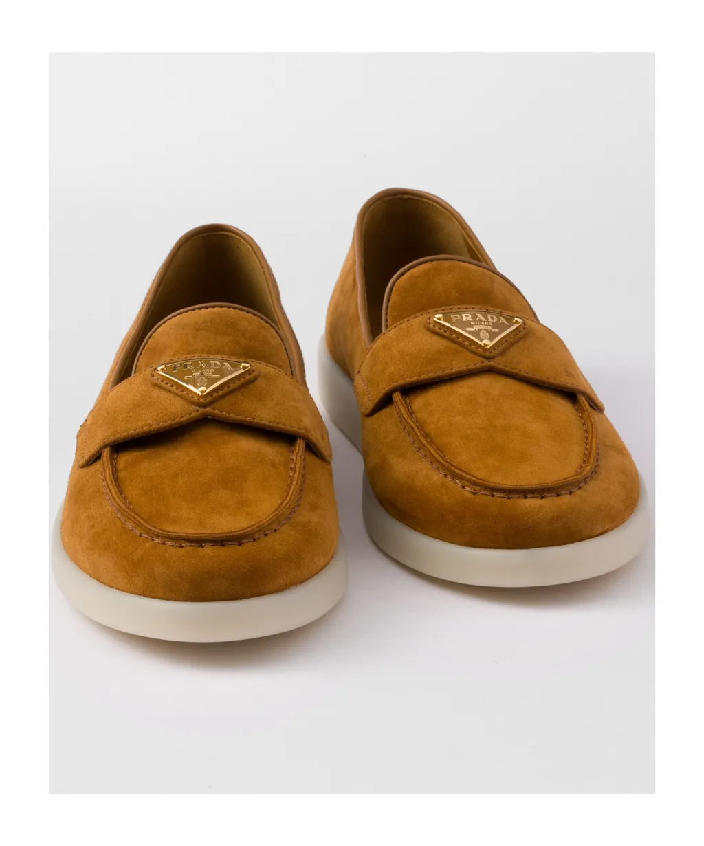 Logo Plaque Slip-On Loafers