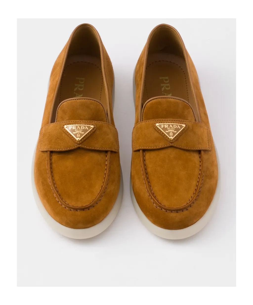 Logo Plaque Slip-On Loafers