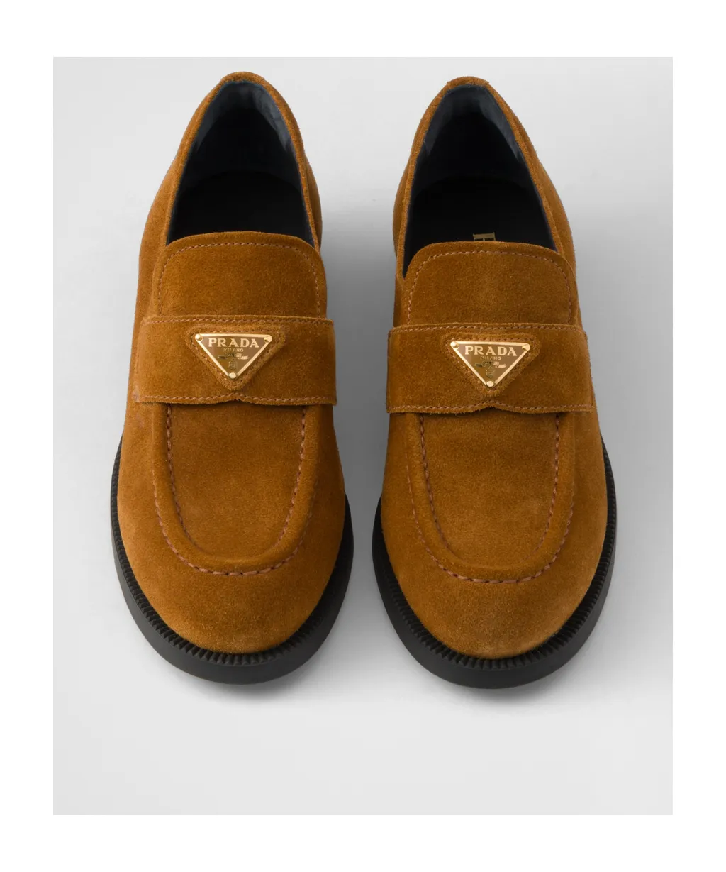 Suede Loafers
