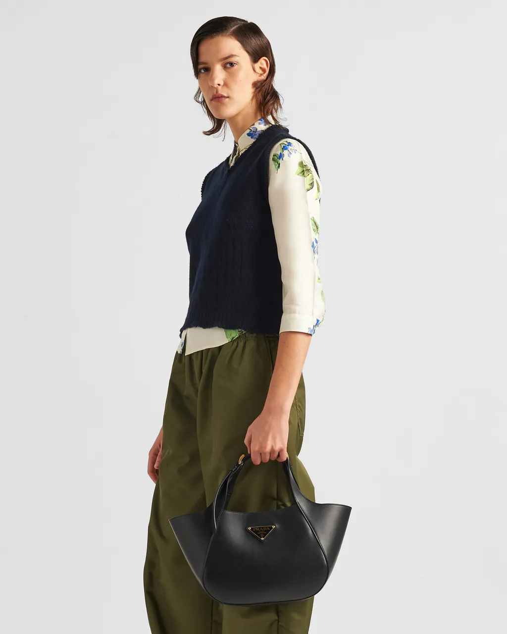 Medium Leather Tote Bag