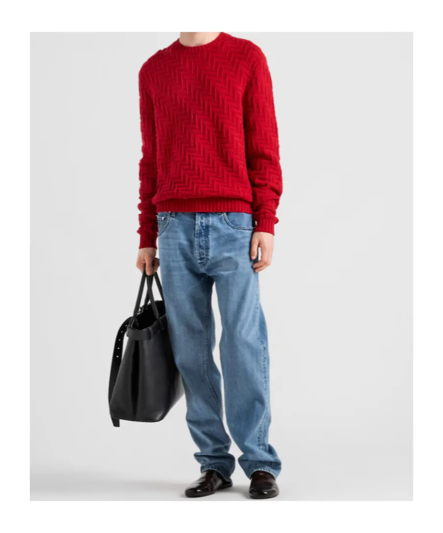 Logo Patch Straight Leg Jeans