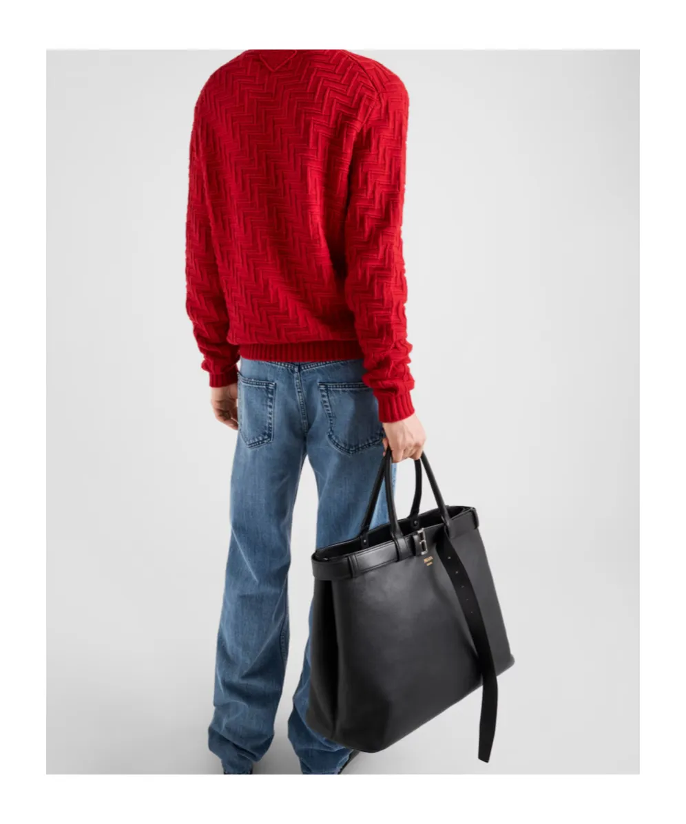 Logo Patch Straight Leg Jeans