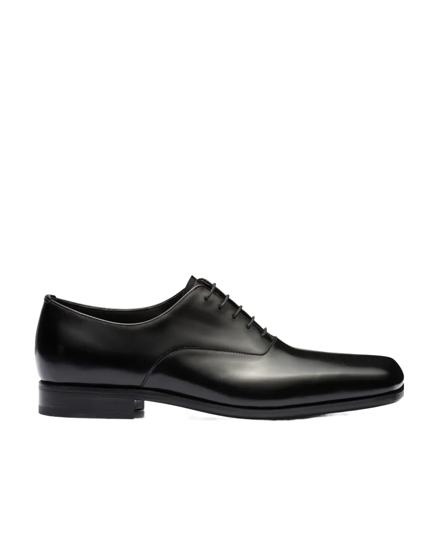 Square-Toe Lace-Up Shoes