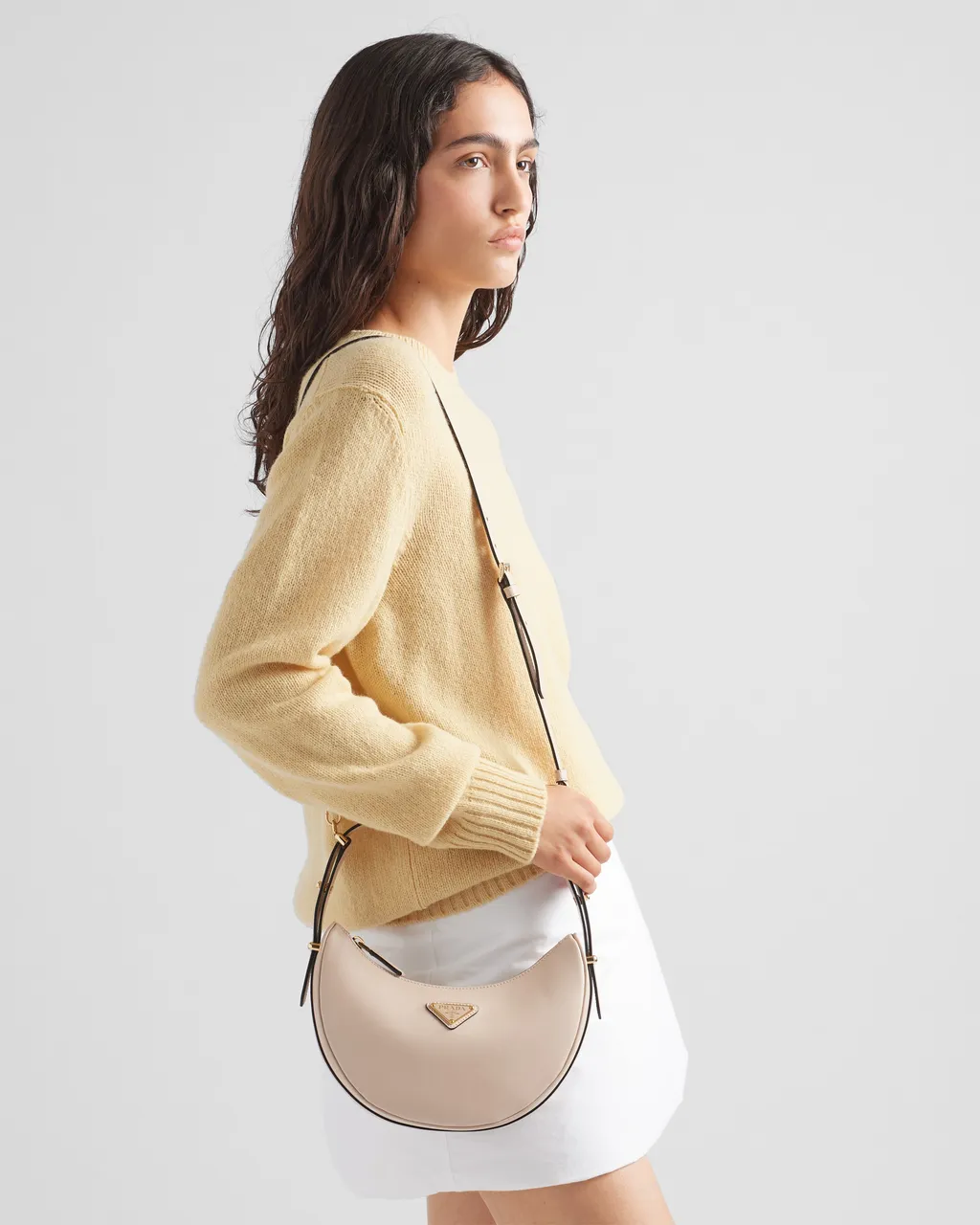 Arqué Leather Shoulder Bag