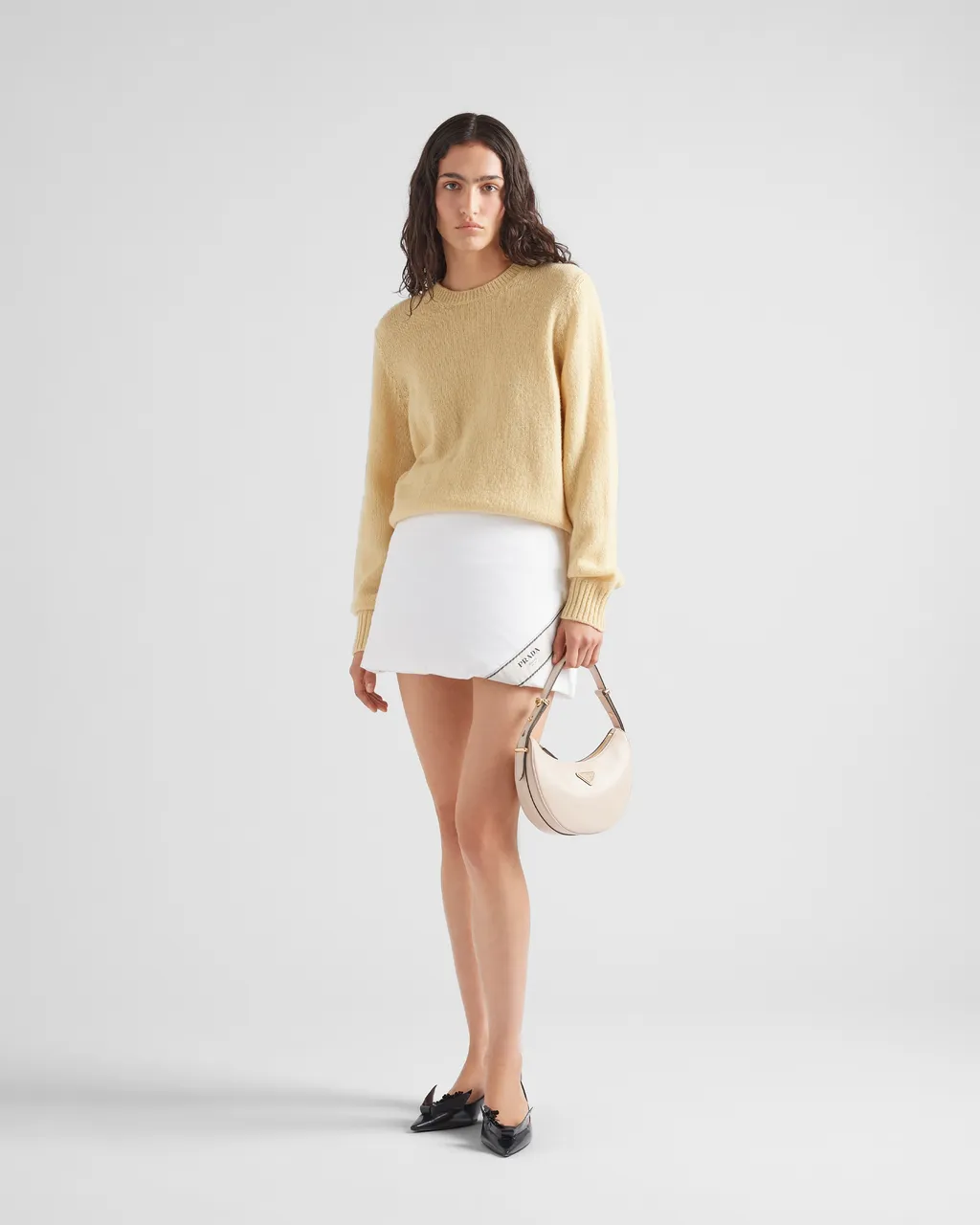 Arqué Leather Shoulder Bag