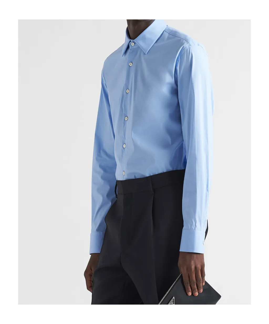 Long Sleeved Curved Hem Shirt
