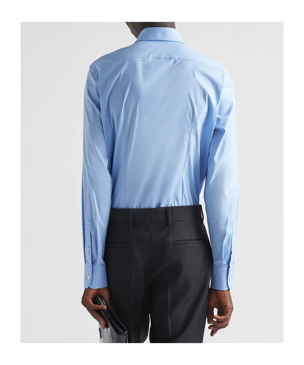 Long Sleeved Curved Hem Shirt