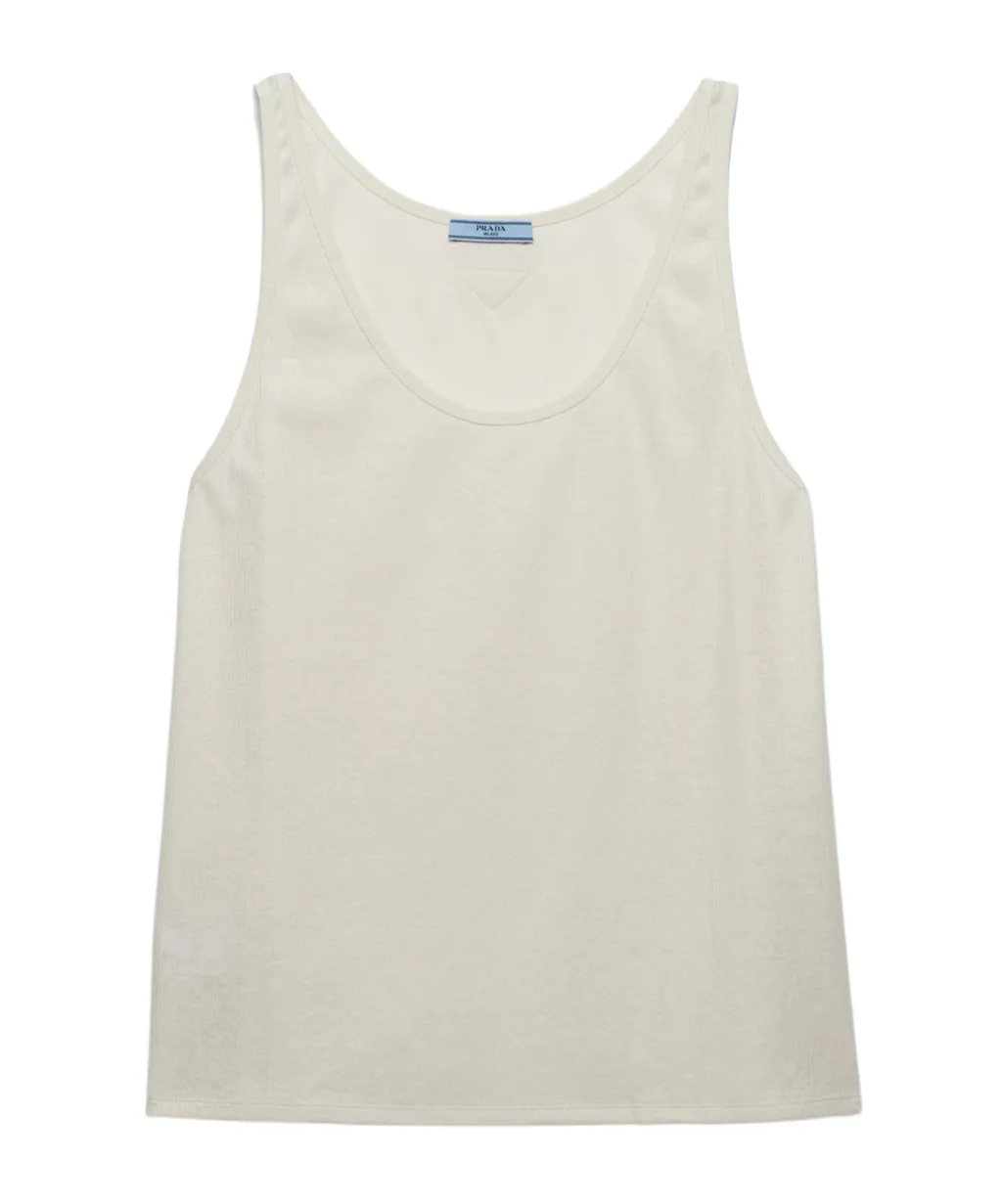 Triangle-Logo Tank Top