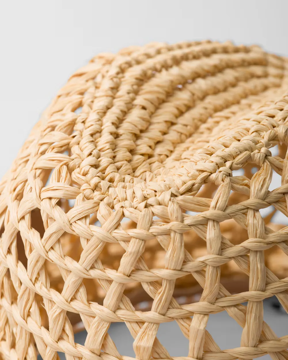 Triangle-Logo Crochet Fedora