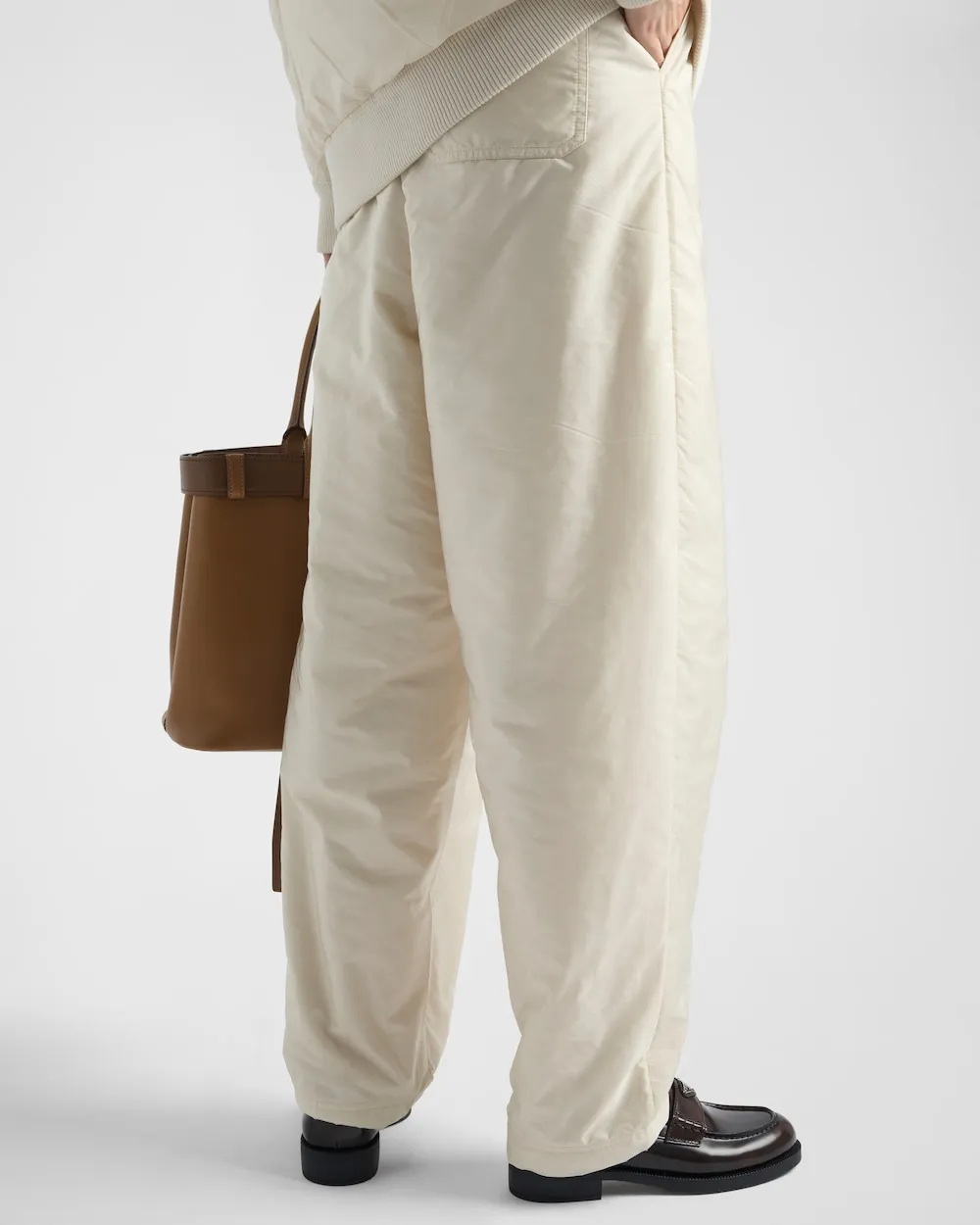 Triangle-Logo Elasticated Waistband Trousers