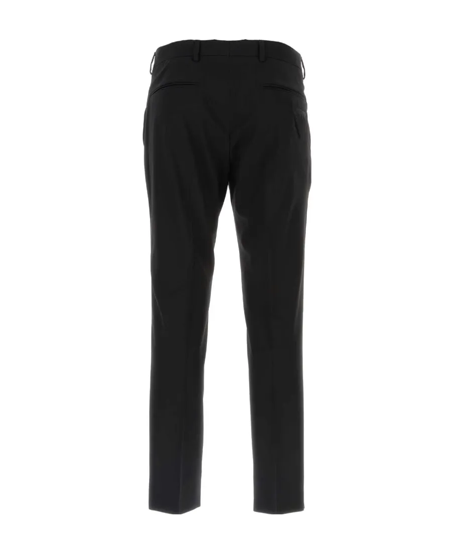 Mid-Rise Cropped-Leg Trousers