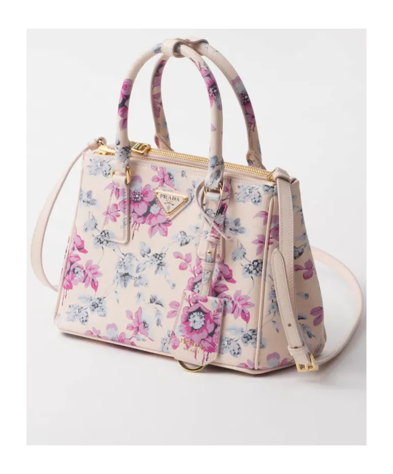 Galleria Printed Saffiano Leather Bag