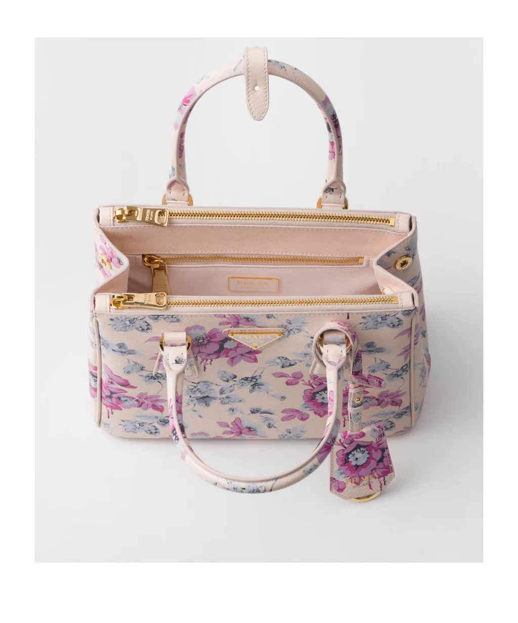 Galleria Printed Saffiano Leather Bag