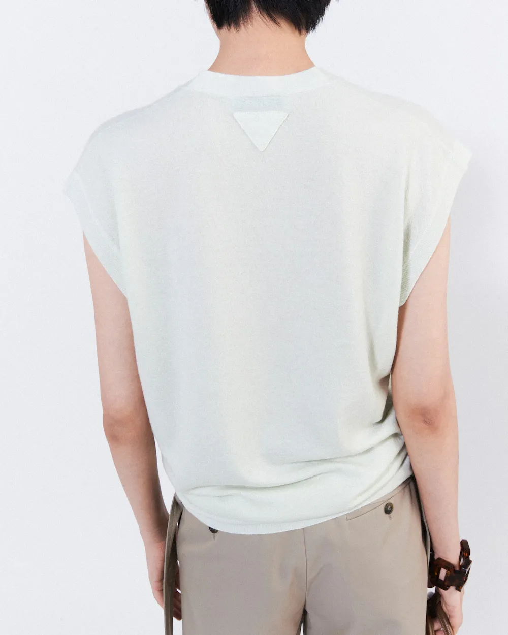 V-Neck Button-Up Vest