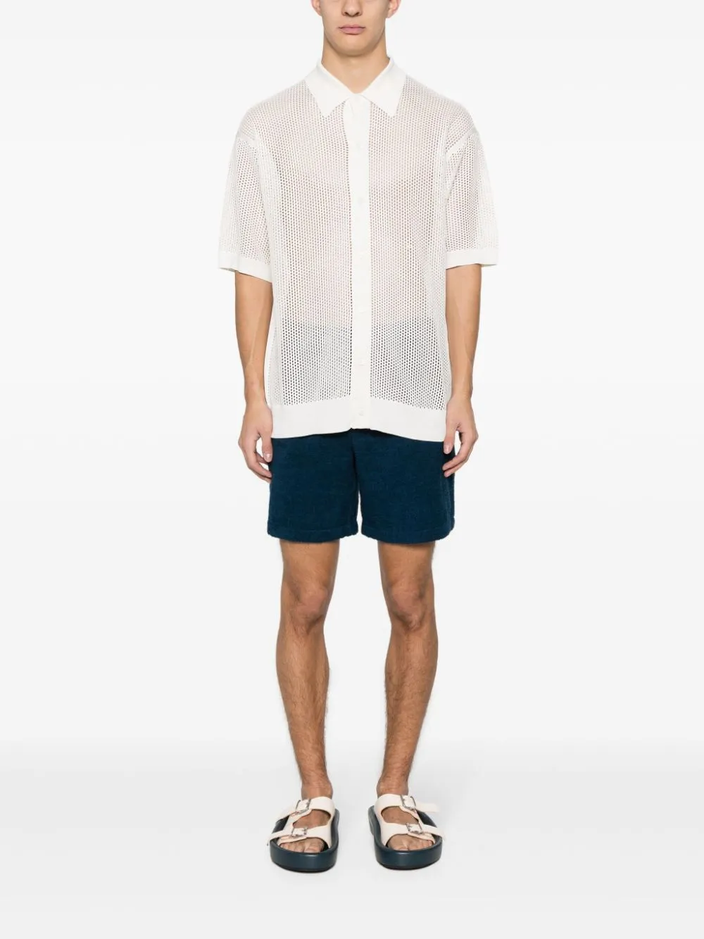 Logo Plaque Mid-Rise Shorts