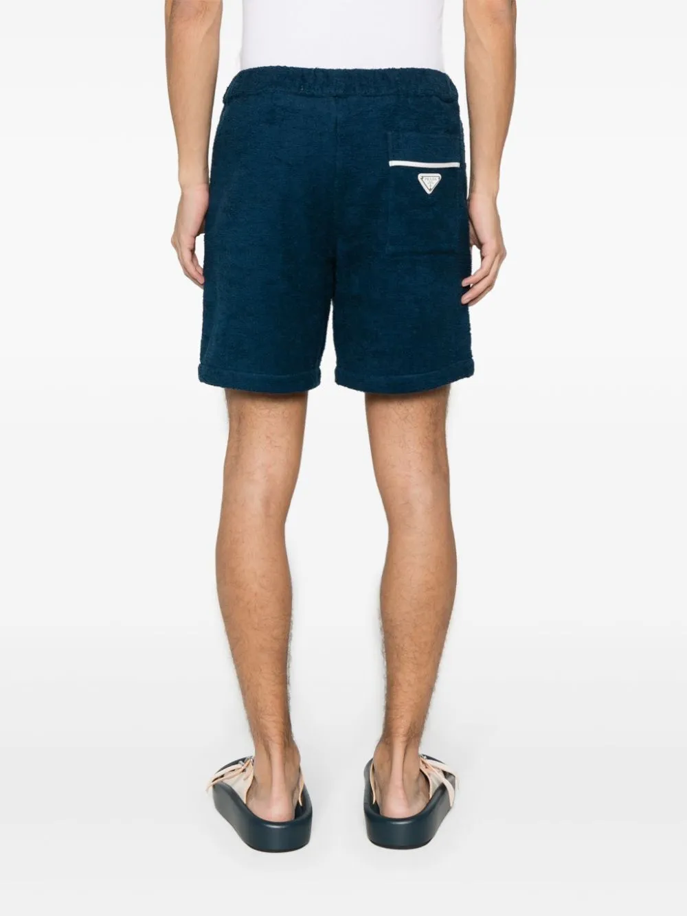 Logo Plaque Mid-Rise Shorts