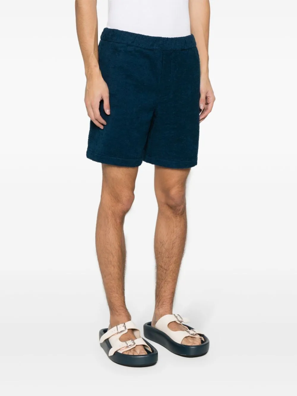 Logo Plaque Mid-Rise Shorts