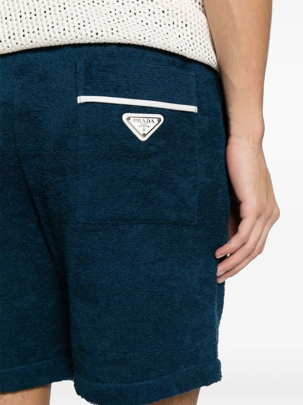 Logo Plaque Mid-Rise Shorts