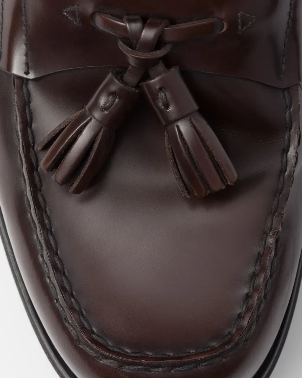 Brushed Leather Loafers