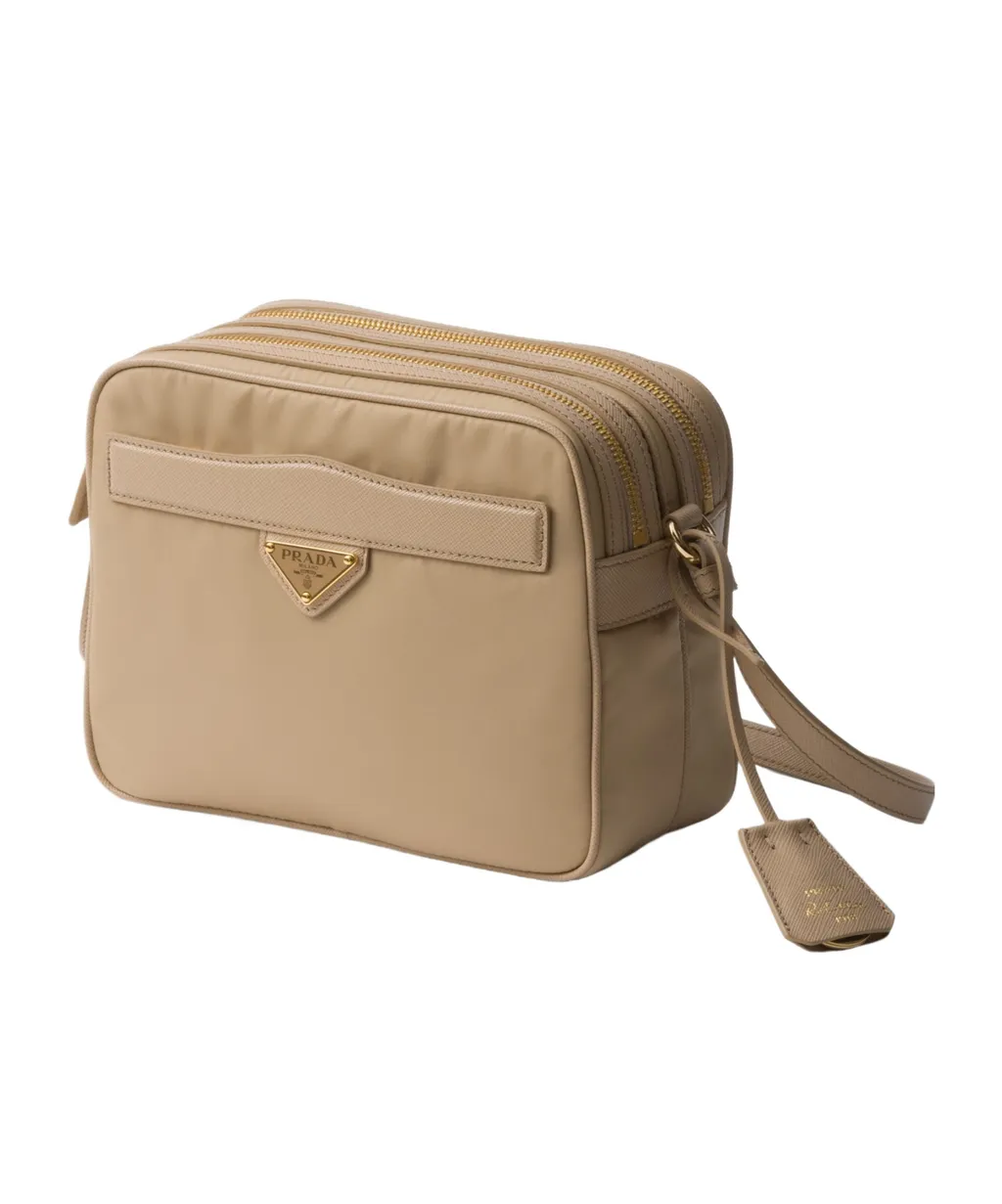 Re-Edition 1978 Re-Nylon And Saffiano Leather Mini Shoulder Bag