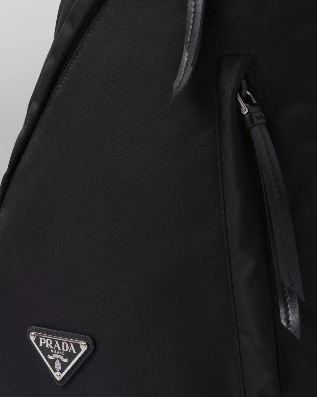 Logo Plaque Zipped Backpack
