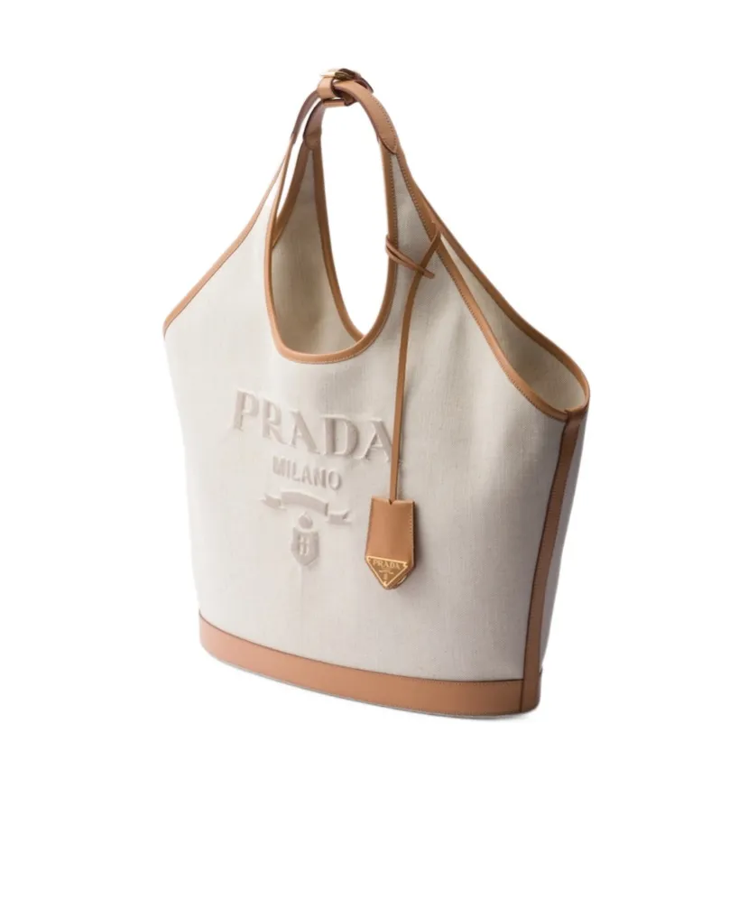 Logo-Detailed Large Top Handle Bag