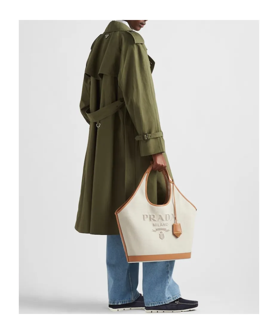 Logo-Detailed Large Top Handle Bag