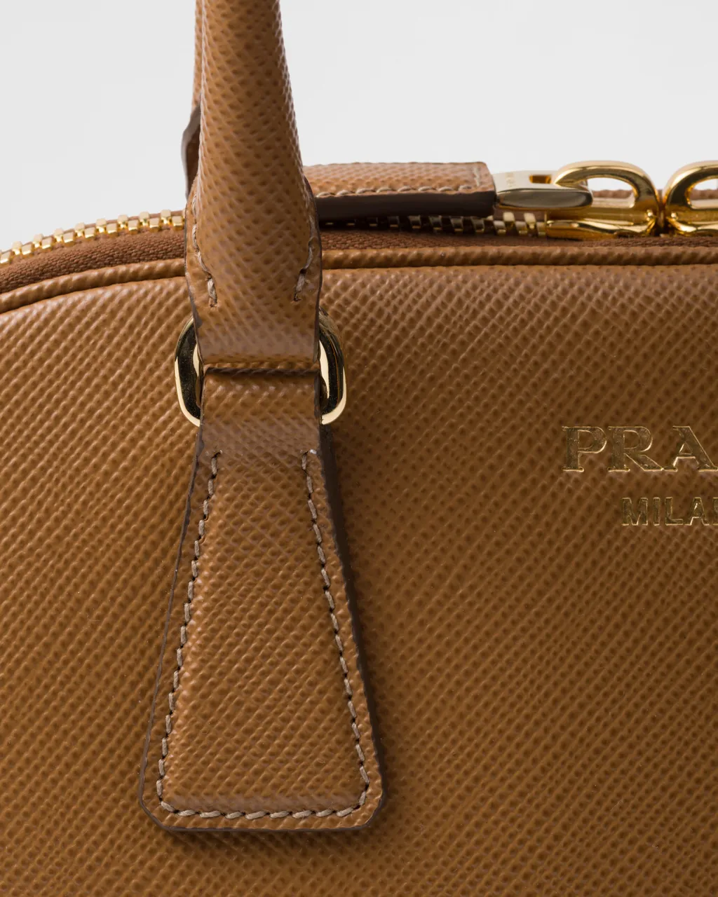 Saffiano Zipped Medium Tote Bag
