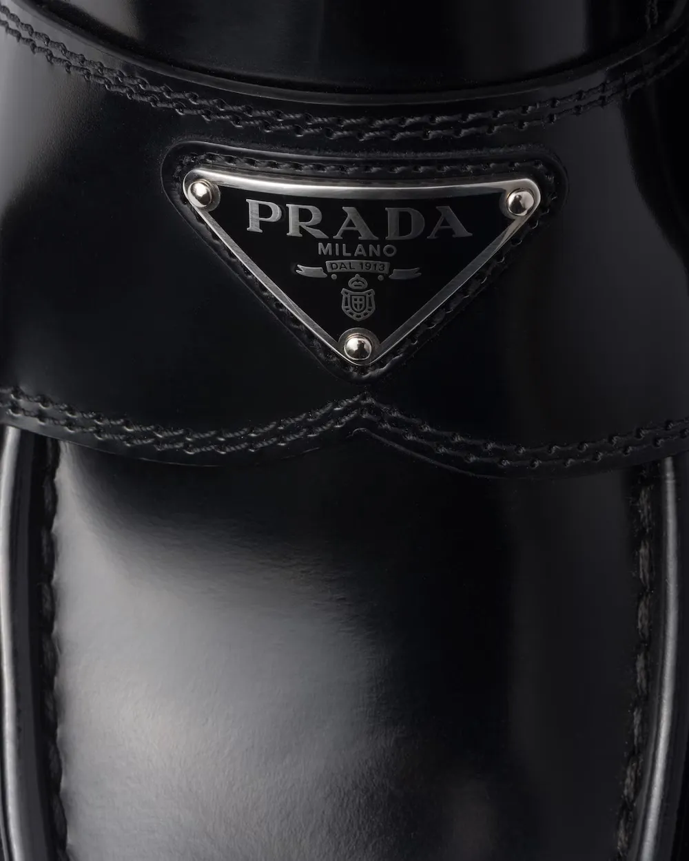 Brushed Leather Loafers