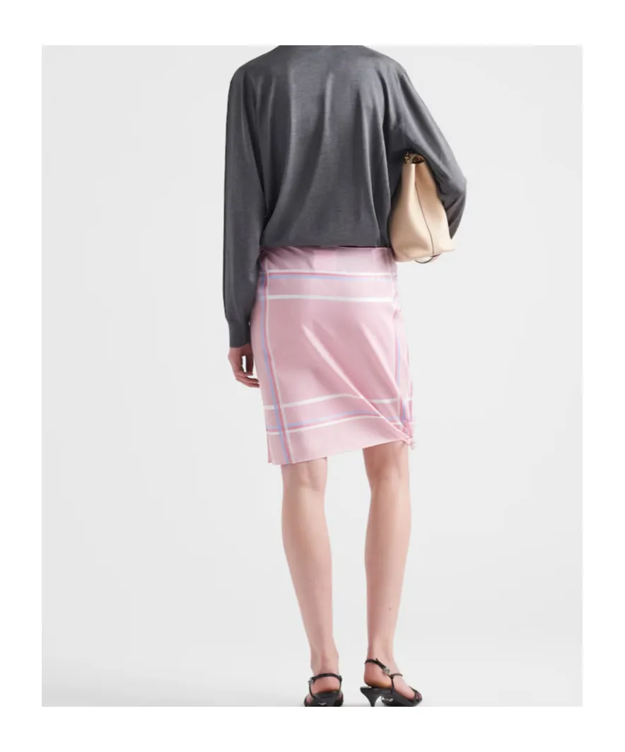 Long-Sleeved Silk Polo Shirt