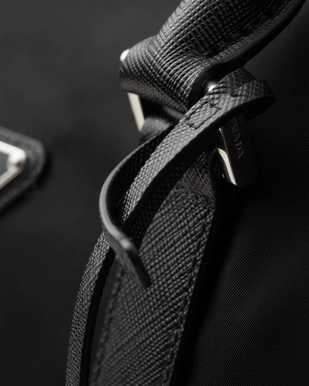 Triangle-Logo Zipped Duffle Bag