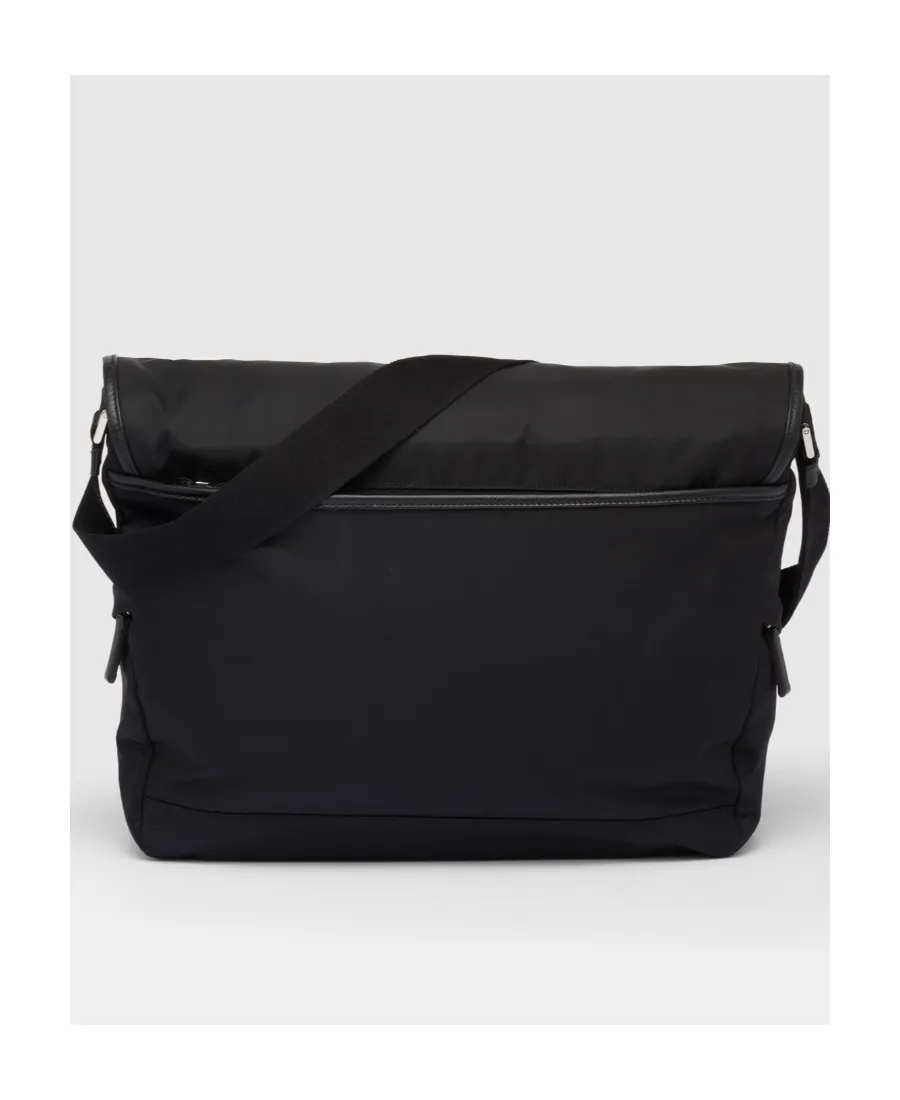 Re-Nylon And Saffiano Leather Shoulder Bag