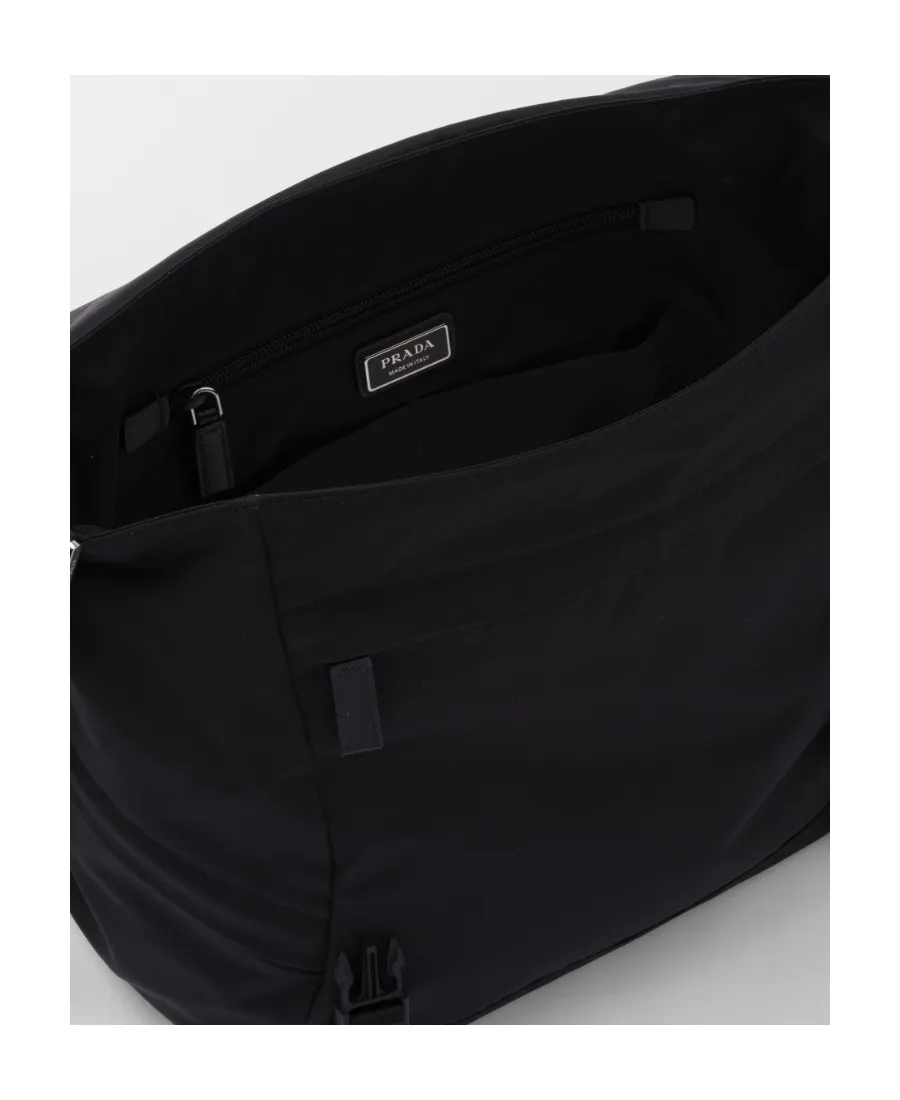 Re-Nylon And Saffiano Leather Shoulder Bag