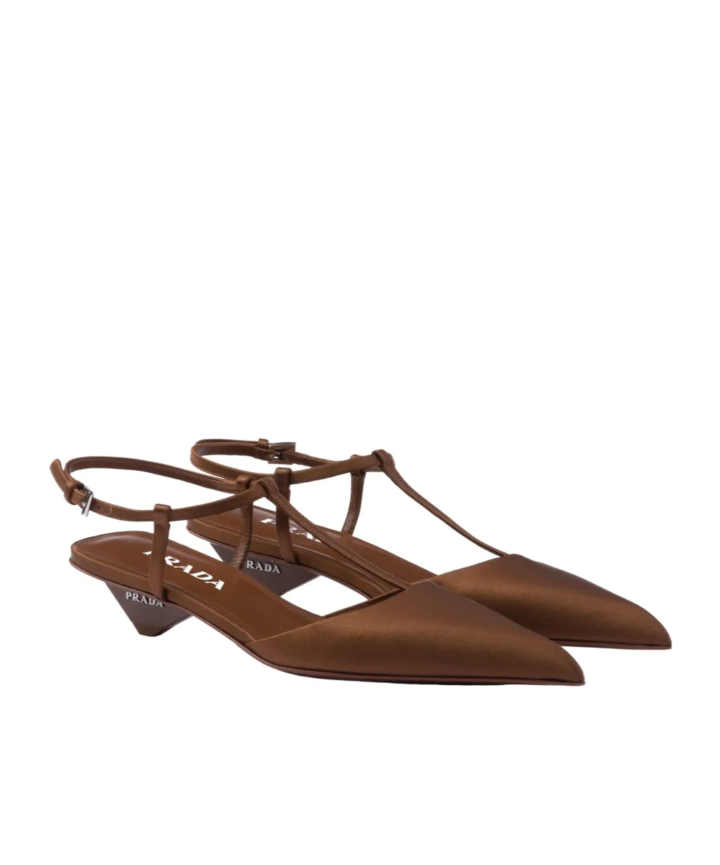 Pointed-Toe Slingback Pumps