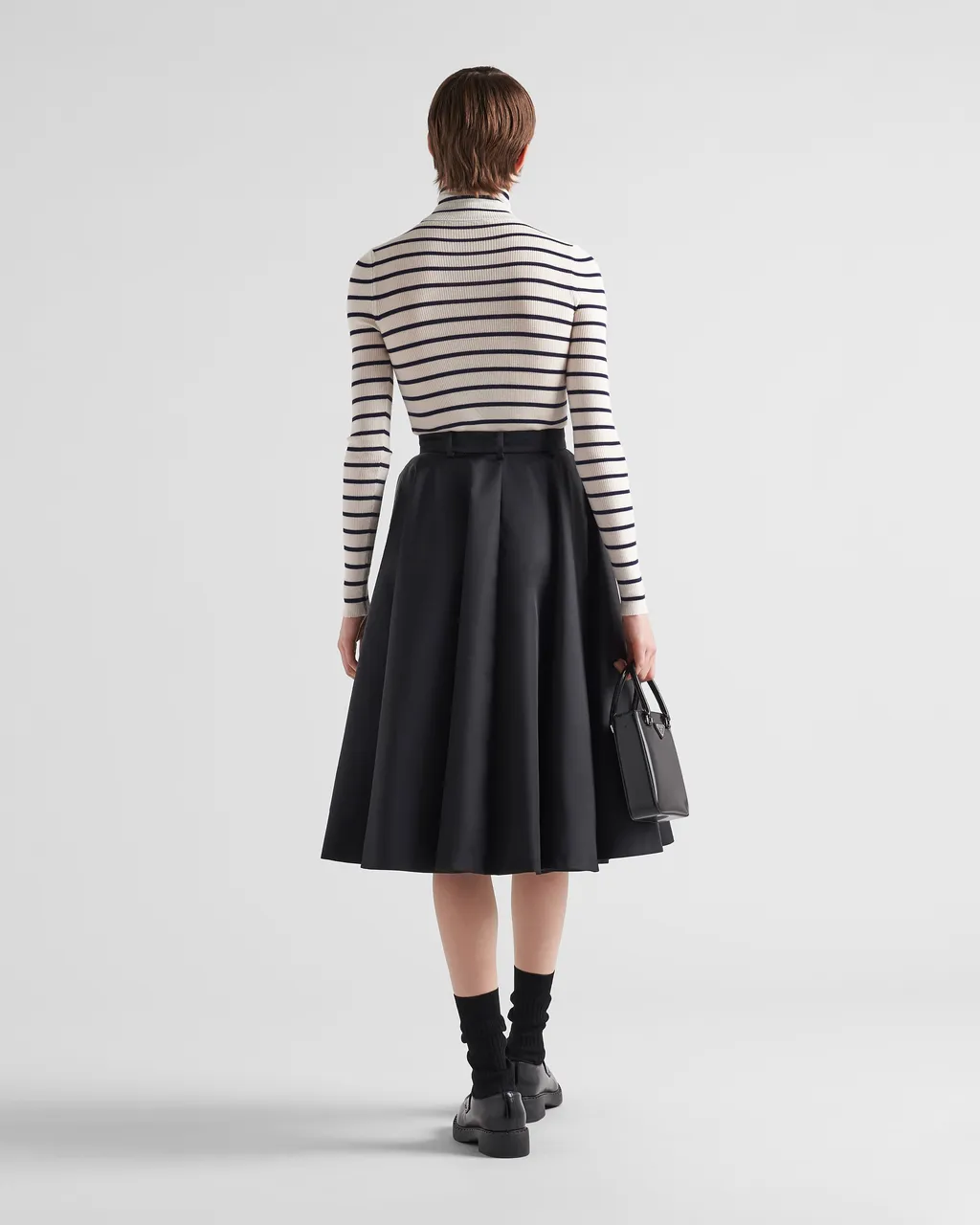 Re-Nylon Pleated Skirt