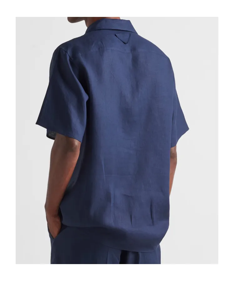 Short-Sleeved Button-Up Shirt