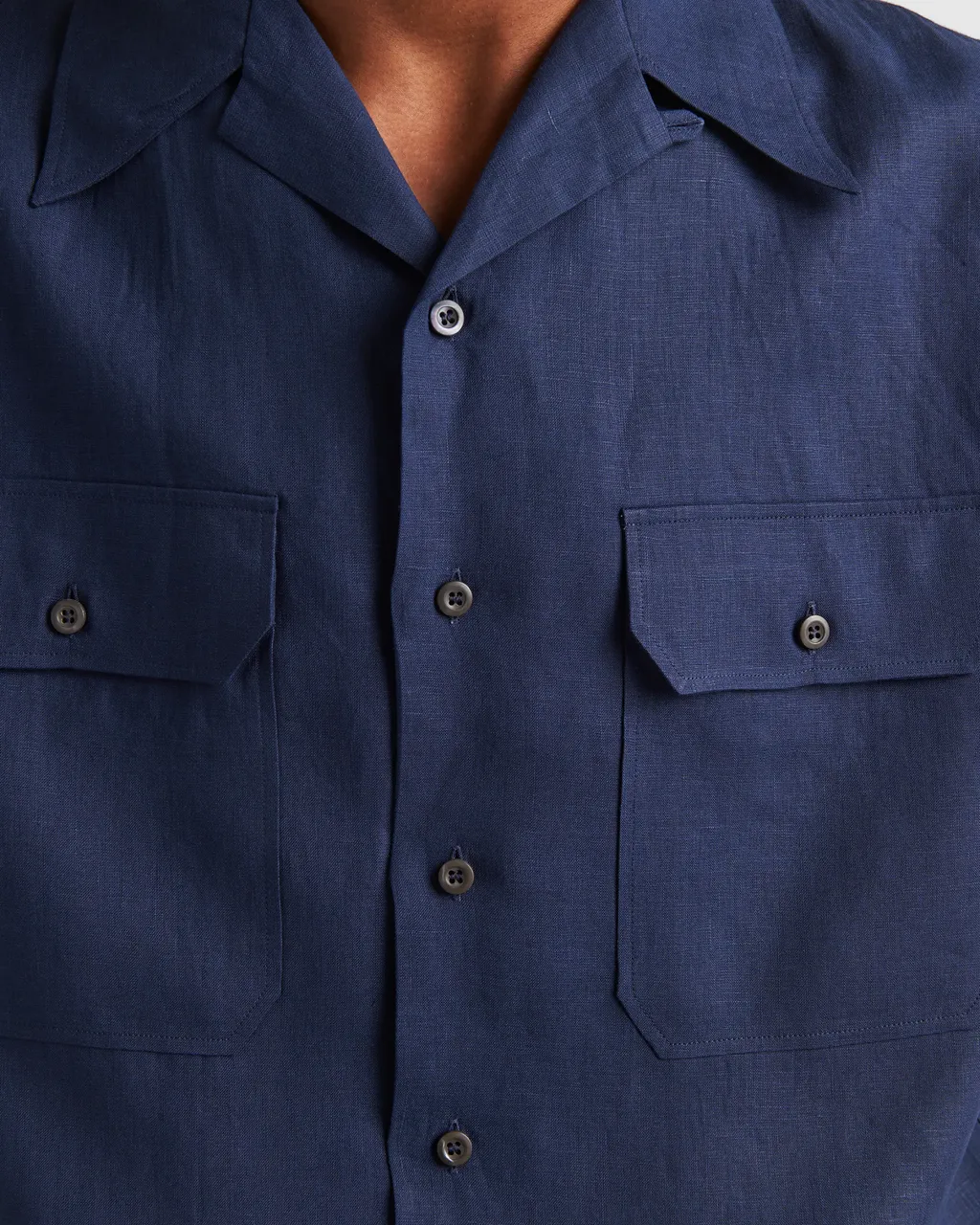 Short-Sleeved Button-Up Shirt