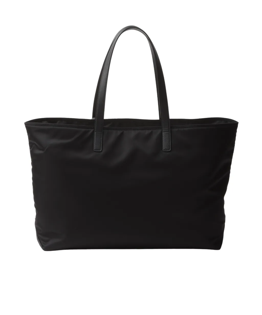 Re-Edition 1978 Large Re-Nylon And Saffiano Leather Tote Bag